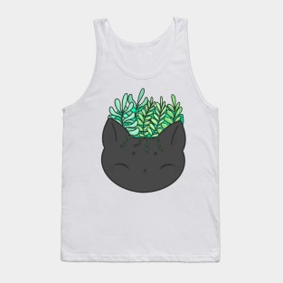 Cat head planter Tank Top